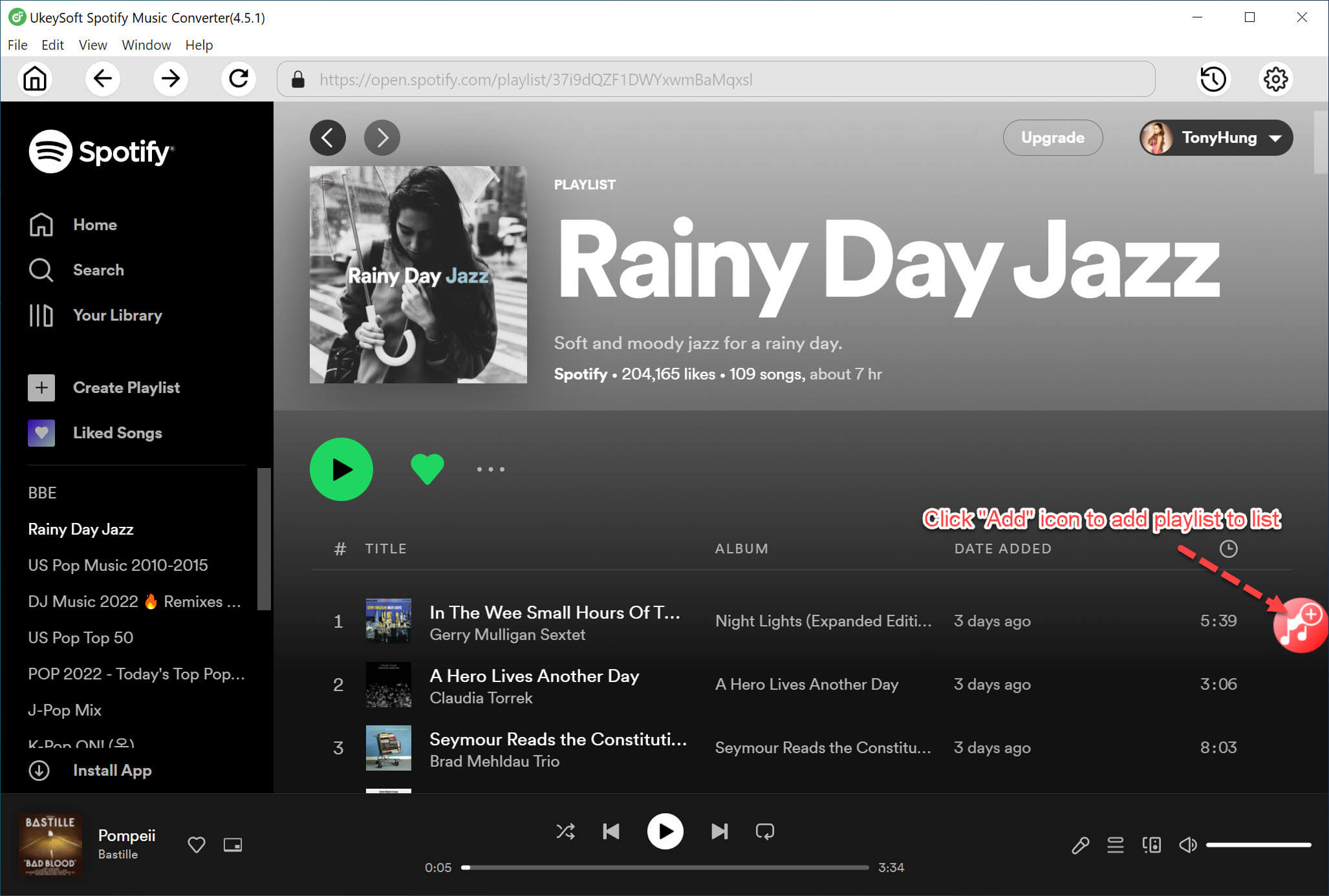 add Spotify song