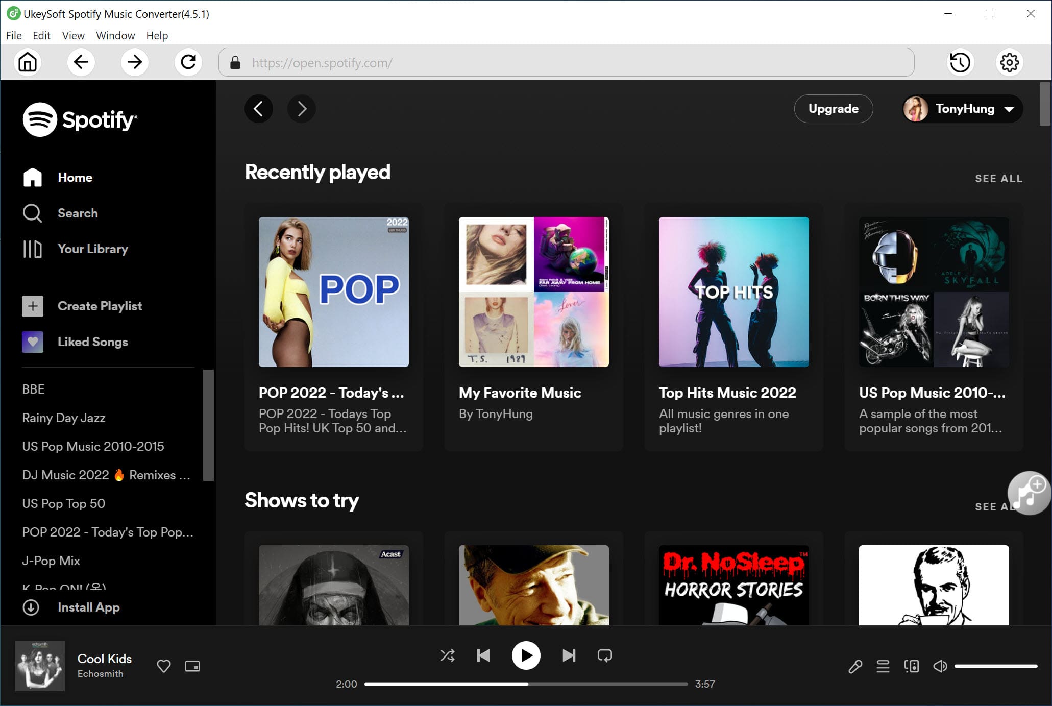 spotify music player