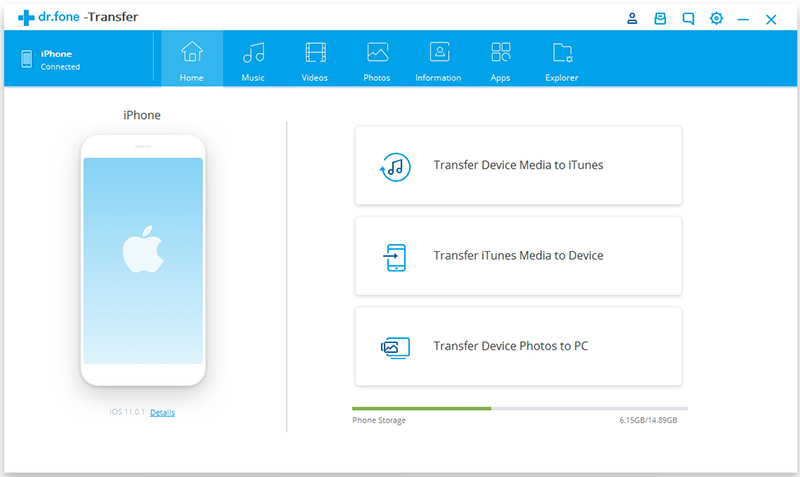 transfer data to iphone