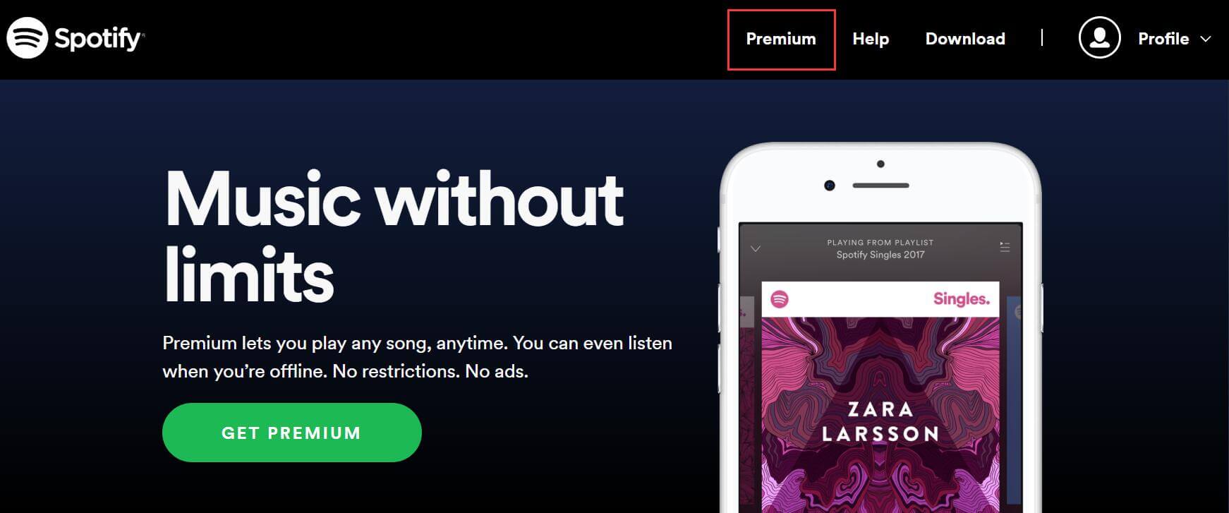 spotify premium