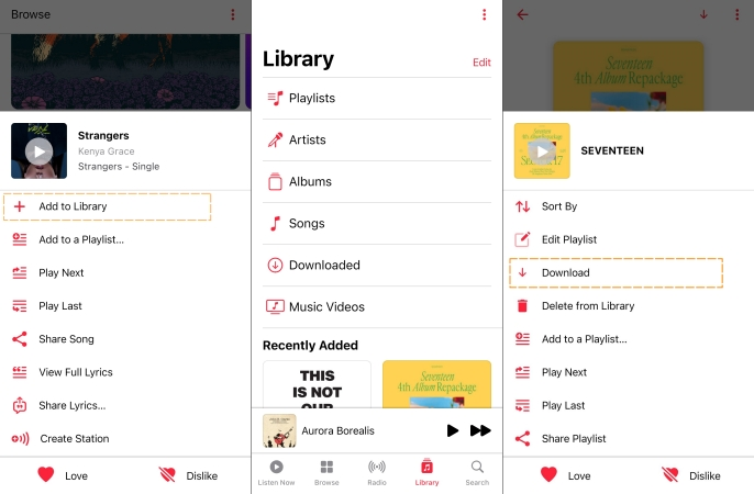 download apple music on iPhone